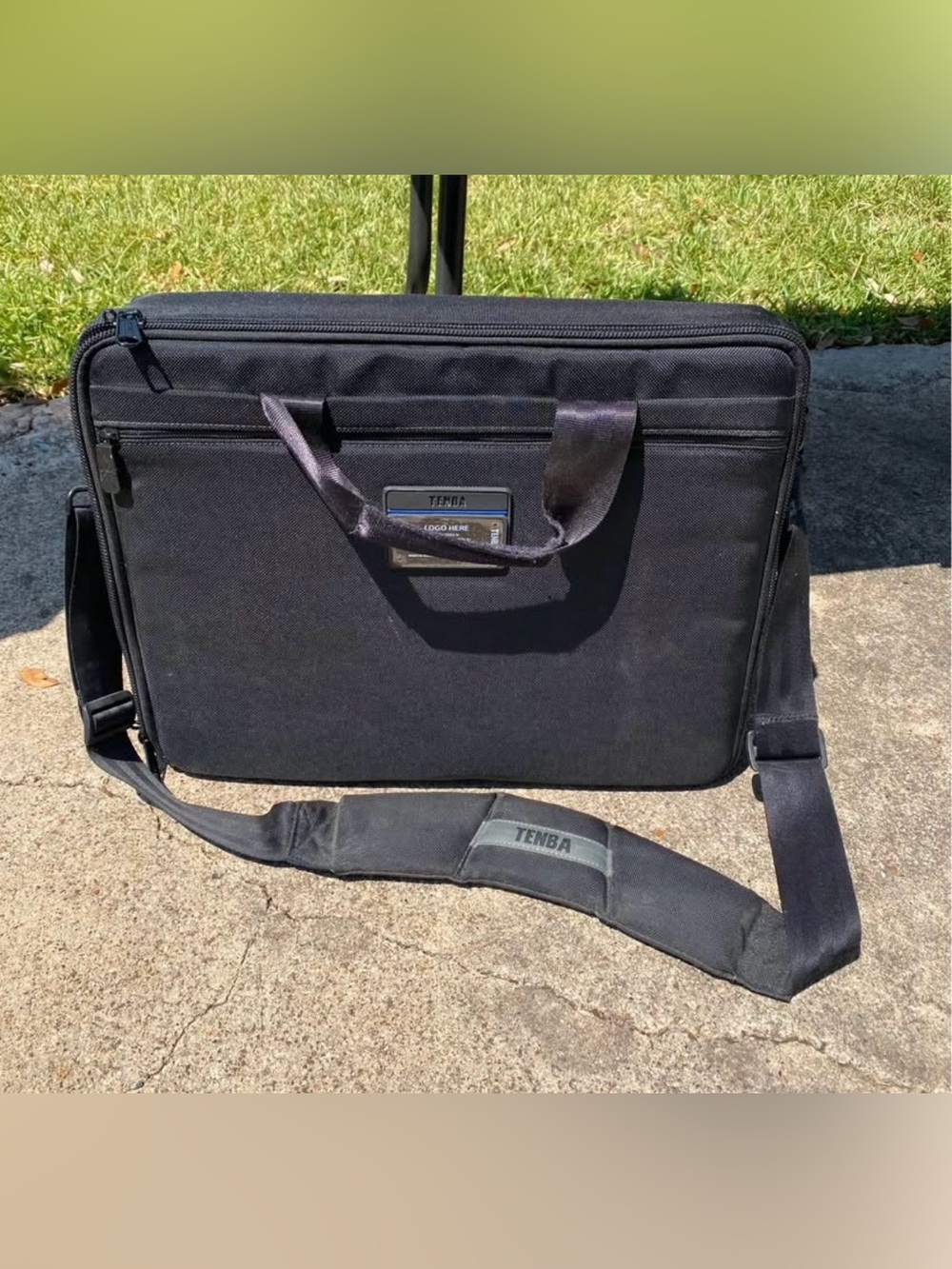 Tenba Black Laptop Bag with Padded Shoulder Strap